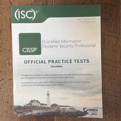 2 Books ISC CISSP Certification Exam Study Guide Official Practice Tests