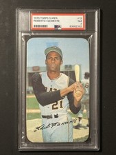 1970 Topps Super Baseball #12 Roberto Clemente Pittsburgh Pirates PSA 7
