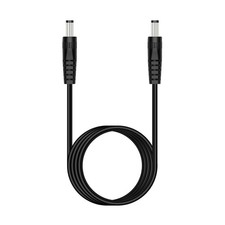 6FT DC Power Cable, Male to Male, 5.5mm x 2.5mm Plug, CCTV, LED Strip, DVR