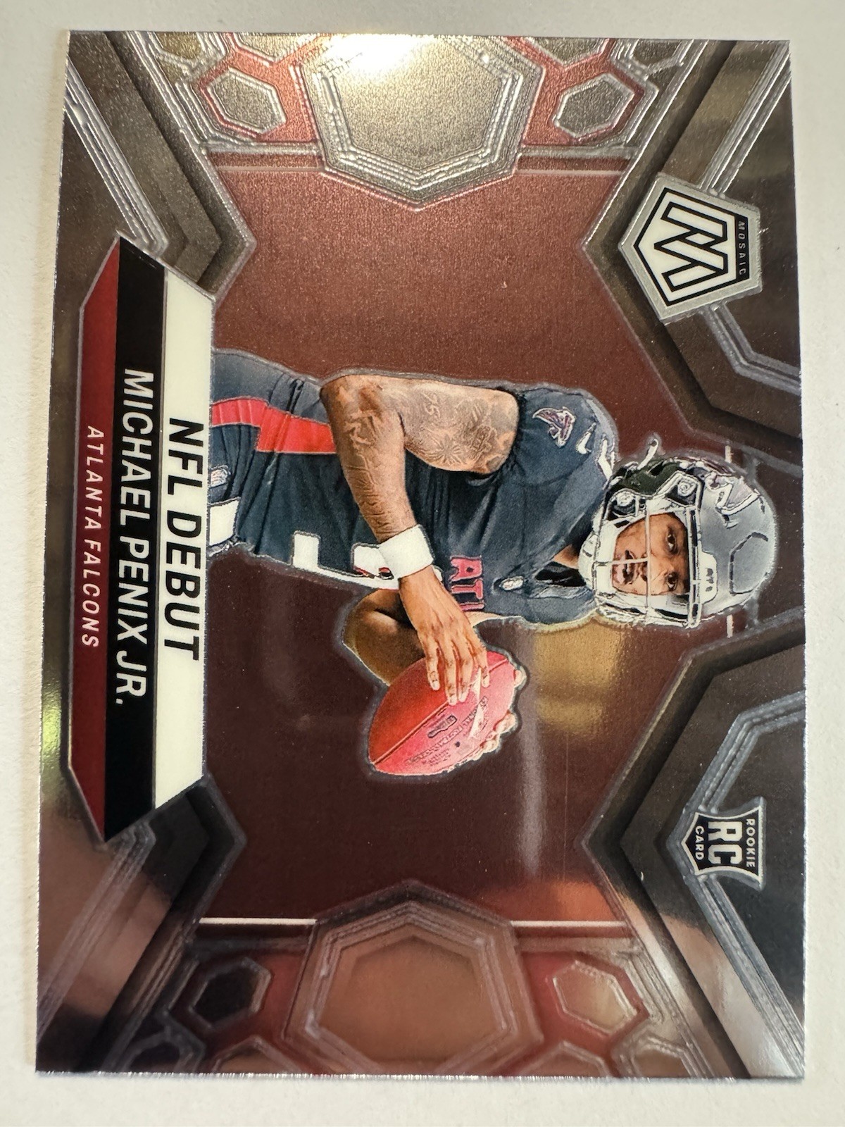 2024 Panini Mosaic Michael Penix Jr #274 NFL Debut Rookie RC Falcons