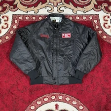 Vintage 90s KFC Kentucky Fried Chicken Puffer Bomber Jacket Size M Made in USA