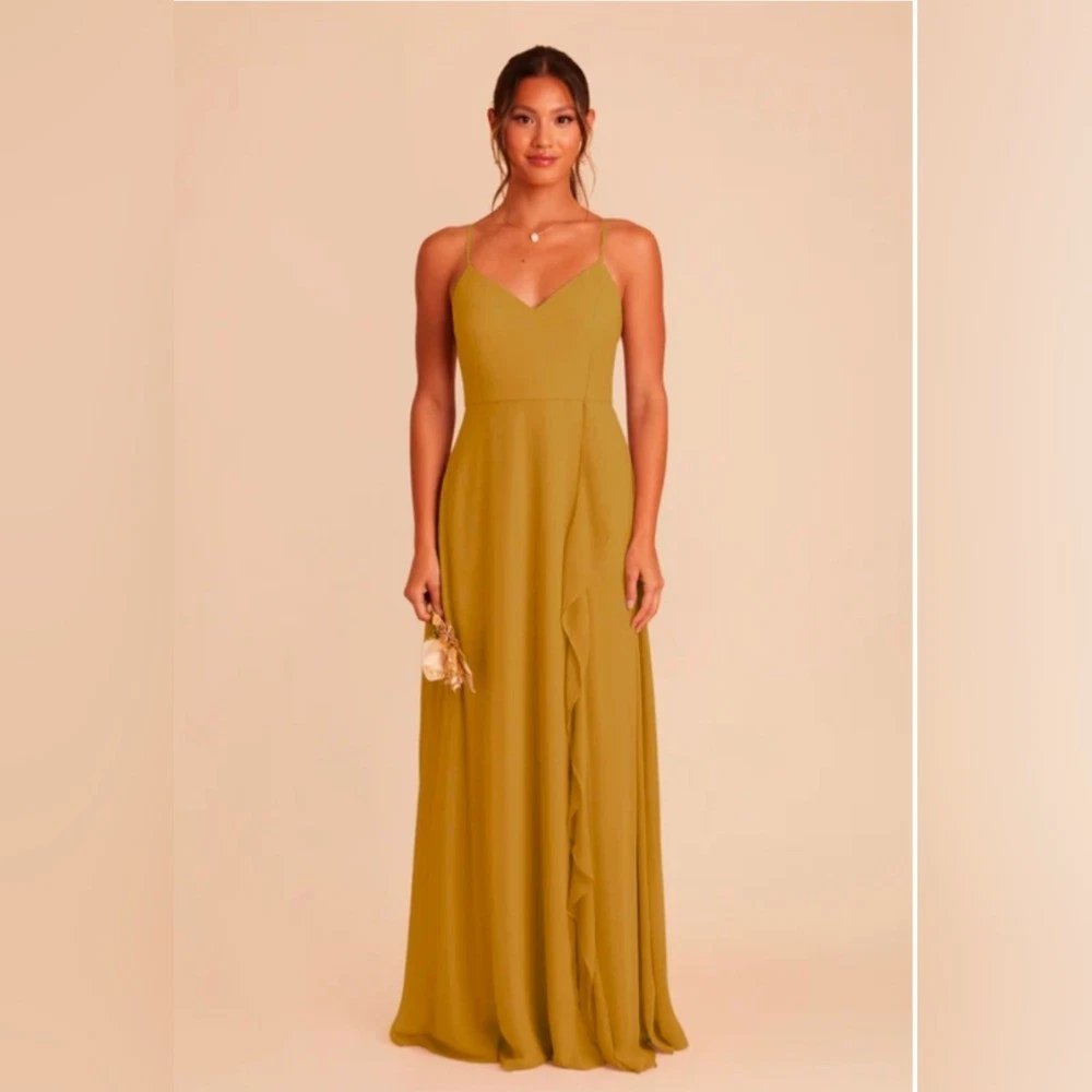 Chiffon Gold Bridesmaid Dresses for sale | eBay