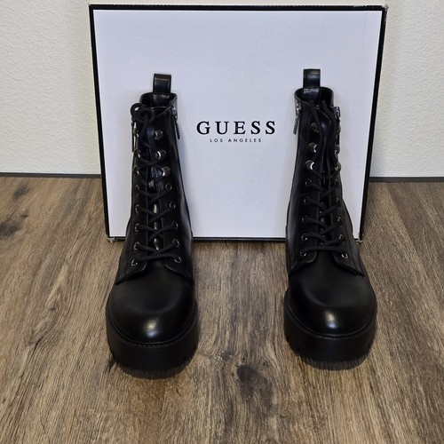 Guess Fearne Damen-Schnürstiefelette mit Stollensohle Größe 9,5 - Bild 3 von 8