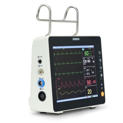 8-inch Multi-parameter Portable Patient Monitor ECG NIBP Spo2 TEMP RESP