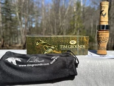 Excellent Tim Grounds & Kelly Powers Triple Crown Maple Goose Call. Unused.