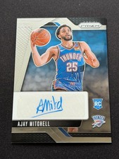 2024-25 Panini Prizm - Rookie Signatures Ajay Mitchell #RSI-AMT (AU, RC)