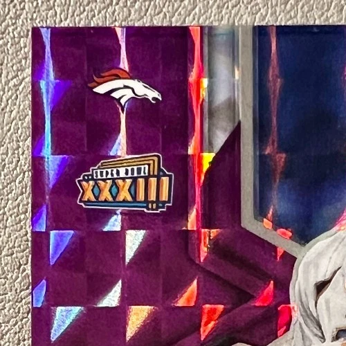 John Elway 2022 Panini Mosaic Football Superbowl MVP Purple #297 Broncos /49 - Bild 2 von 4