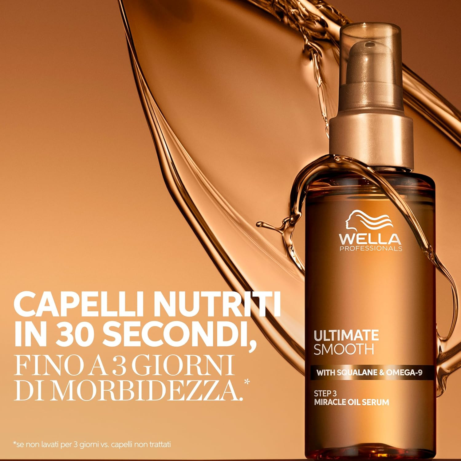 Wella Ultimate Smooth Olio Capelli Professionale con Squalano e Omega 9 - 2