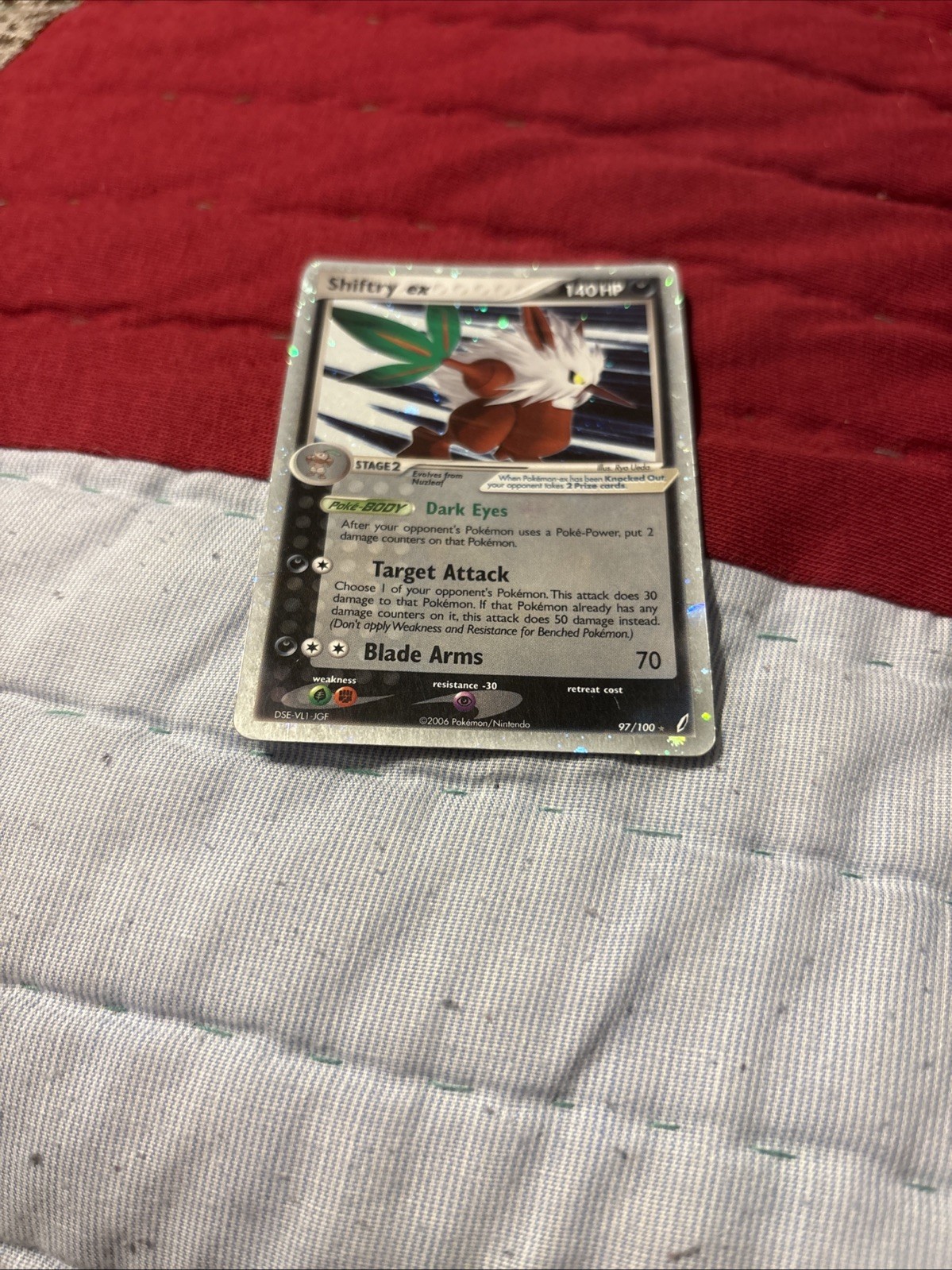 (NM-) Shiftry #97/100 Holo Rare 2006 EX Crystal Guardians Vintage Pokemon Card