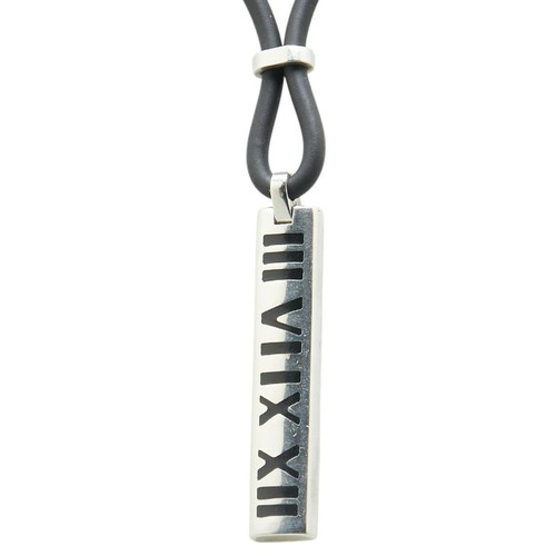 Tiffany Atlas necklace silver black Co - Picture 3 of 7