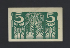 1919 Estonia 5 Penni #39a Uncirculated