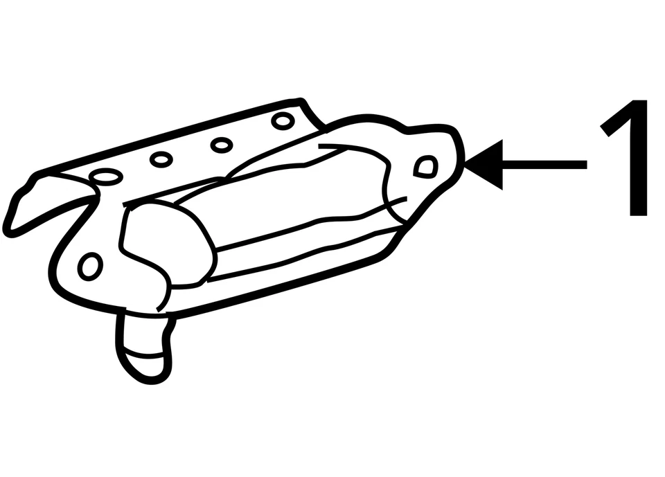 ПОДХОДИТ ДЛЯ 2003-2008 PONTIAC VIBE РУЧКА L/GATE O/S 88972501 - НОВЫЙ OEM 88972501 - Изображение 3 из 3
