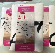 Way to Celebrate Valentine's Day Love Weddings Peva Tablecloths Set Of 3