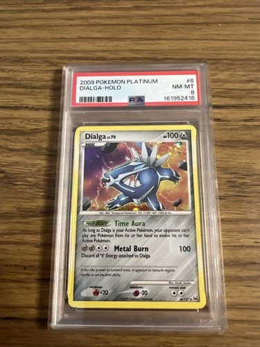 2009 Pokemon Dialga Holo #6 Platinum PSA 8 NM-MT Diamond Pearl Era
