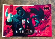 BATMAN Mask of the Phantasm Variant Joker print Bottleneck Gallery Mondo