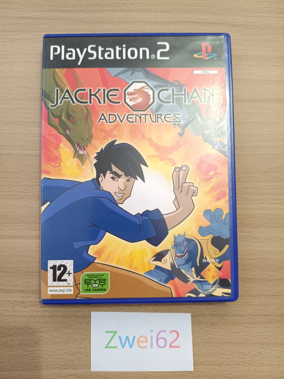 Jackie Chan Adventures (PS2, PlayStation 2) - PAL FR - Sans notice