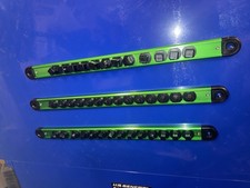 Magnetic 3 Pc Socket Rail Green Sizes 14 38 12 Combined Shiping Available Magnetic 3 Pc Socket Rail Green Sizes 14 38 12 Combined Shiping Available