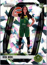 2024 Panini Prizm WNBA Nika Muhl Cracked Ice Prizm Image Variation RC #146