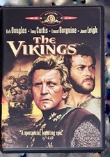 The Vikings (Like New, DVD, 1958) Thunders across the screen Action Love Rivalry