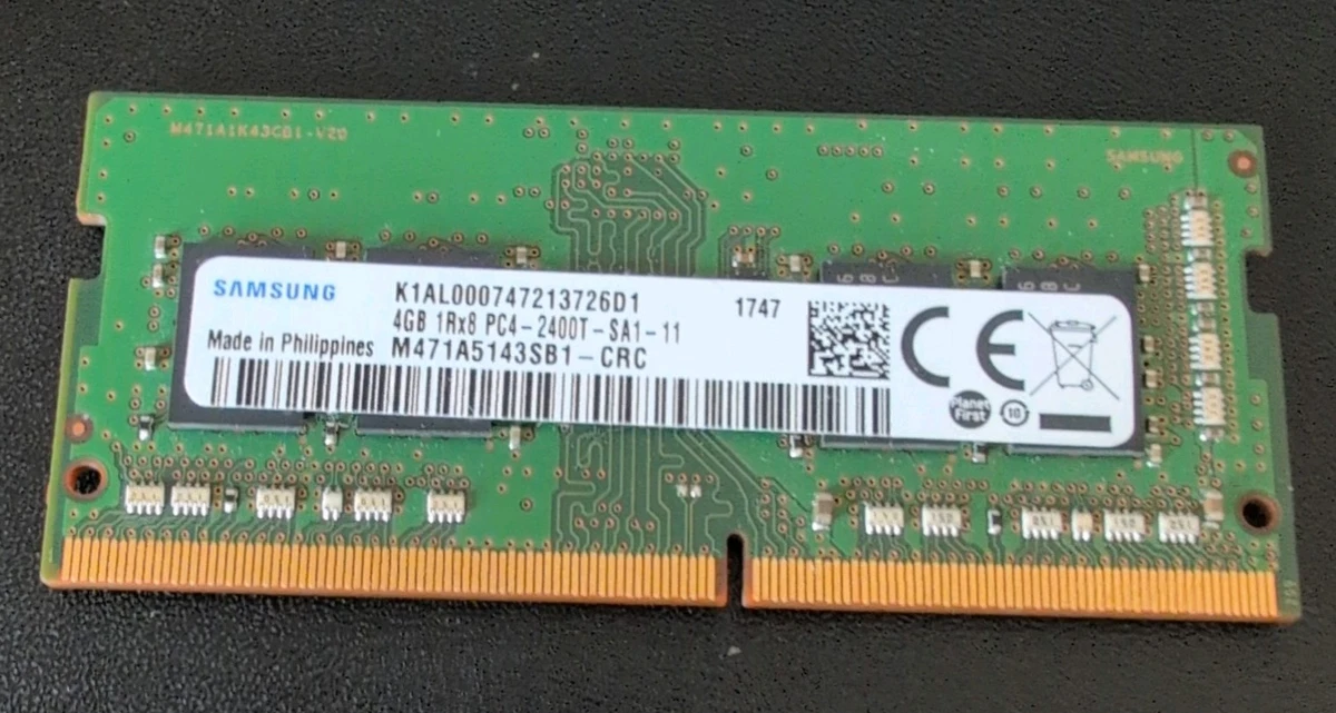 Samsung DDR4 SDRAM 4 GB Capacity per Module Memory (RAM) for sale