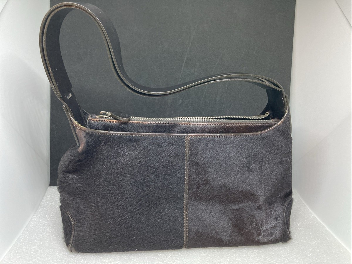 Hobo Bag Tod's Borse 2021 TODS Brown Pony Hair Fur Handbag