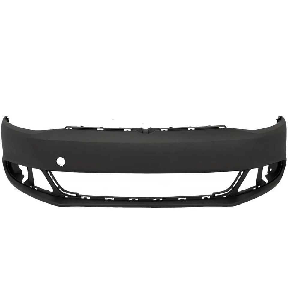 Front Bumper Cover Primed Plastic & Headlight Kit For 2011-2014 Volkswagen Jetta Foto 2 de 4