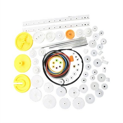 82PCS/Set Plastic Gear DIY Technology Set for Toy Motor Car Robot Model Kit C