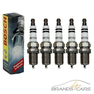 5x BOSCH ZÜNDKERZE ZÜNDKERZEN FÜR VOLVO C70 1 2.0 2.3 2.4 2.5 BJ 97-05