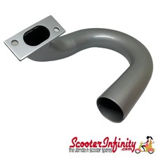 Exhaust U Bend (For AF Clubman) 42mm Silver Lambretta LI, SX, TV, GP - Series 3
