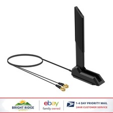 External Tri-Band WiFi 6 Antenna for Gaming Motherboards with RP-SMA Connector