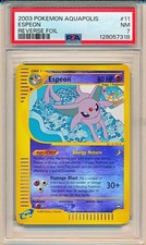 ESPEON 2003 POKEMON AQUAPOLIS REVERSE RARE HOLO FOIL 11/147 PSA 7 NM on eBay
