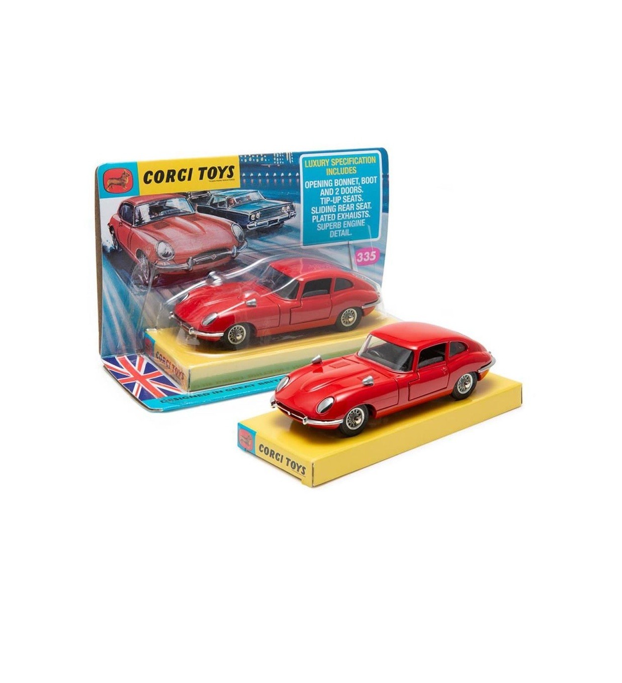 Corgi CD54321012 335 - 4.2 Litre E-Type Jaguar in Red - Image 5