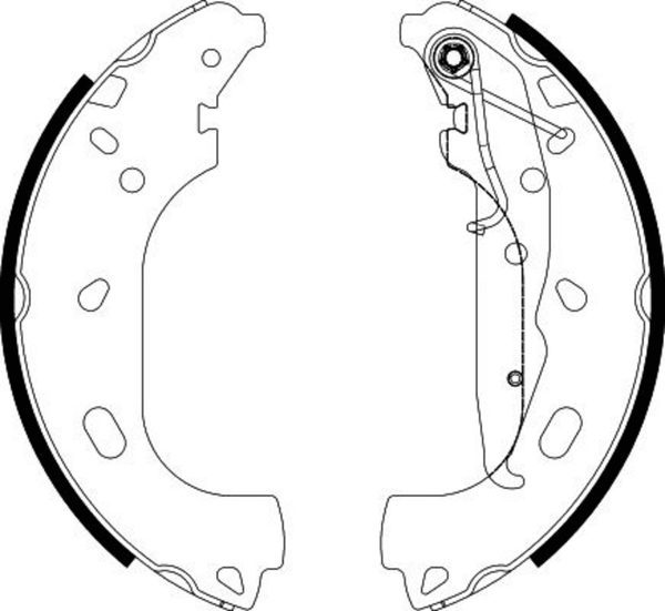 Bremsbackensatz Hinterachse FüR Opel Astra H Caravan GTC Twintop Stufenheck-image
