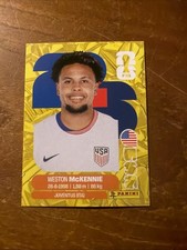 Panini FIFA World Cup 2026 Weston McKennie #USA 10 Gold Yellow Parallel Sticker