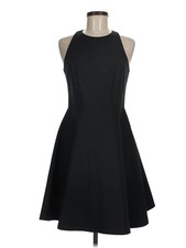 Halston Heritage Women Black Cocktail Dress 6