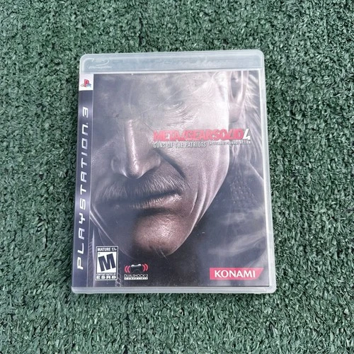 Metal Gear Solid 4 for PS3 CIB Case, Disk, and Manual complete PlayStation 3