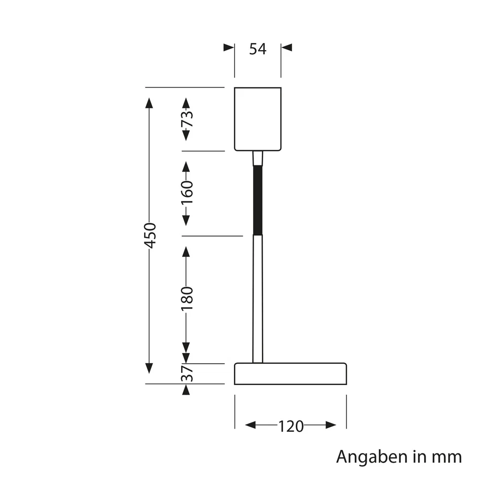 Tischleuchte WAIKA, schwarz, USB-A, USB-C, inkl. GU10 LED Lampe - Bild 3 von 3