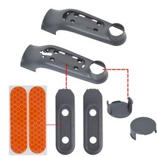 Scooter Protector Front Fork Cover Reflective Stickers Plastic Material