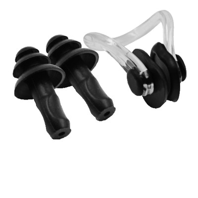 Schwimmen Nasenclip Ohrstöpsel Set Super Effektiv Bequem WaterproSilicon