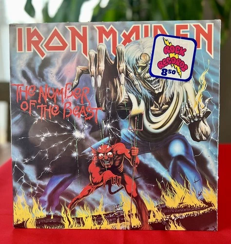 IRON MAIDEN ‎– THE NUMBER OF THE BEAST - ST 12202 1986 LP - RARE SEALED COPY