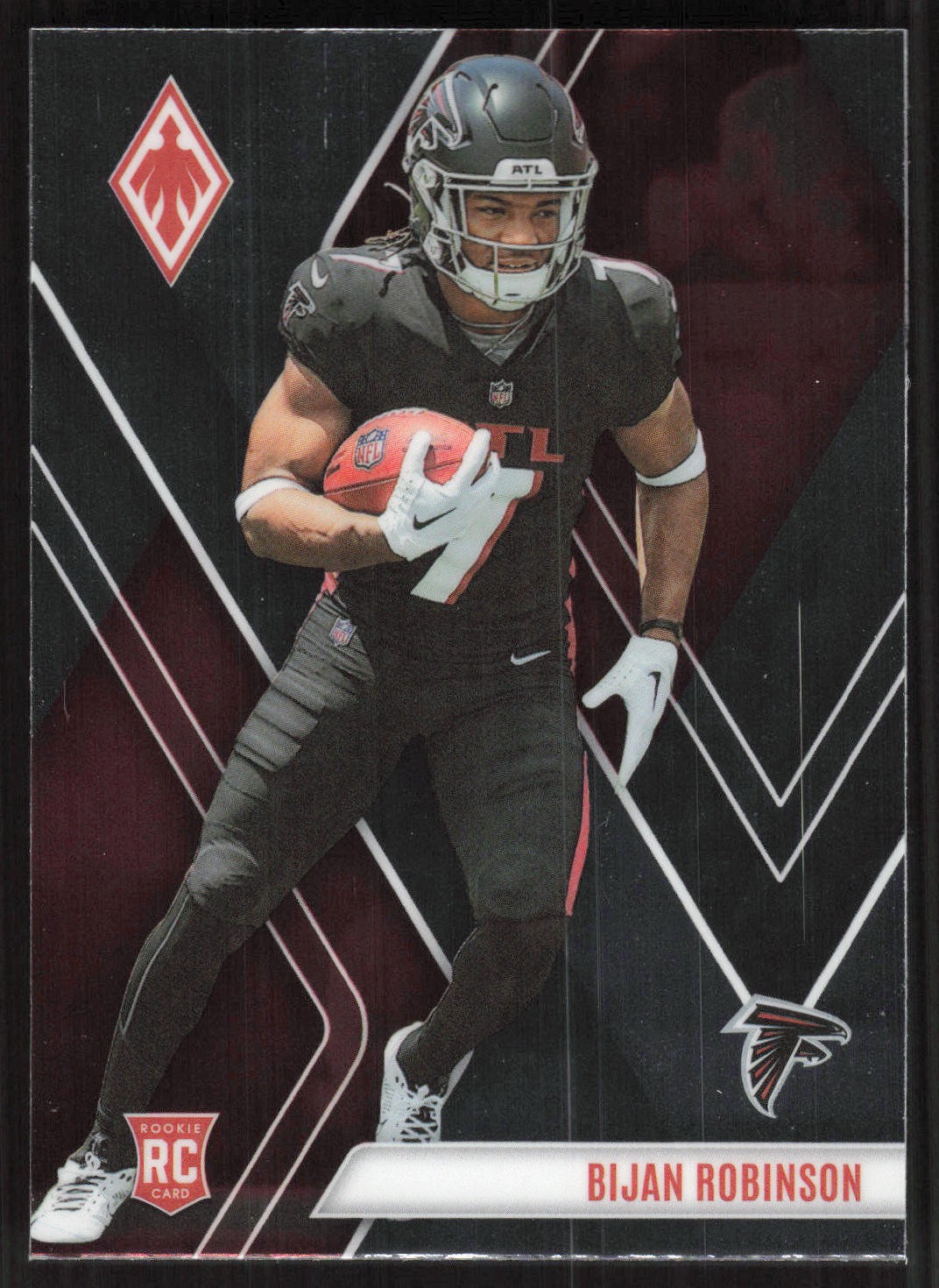 Bijan Robinson, 2023 Panini Phoenix, #104, Atlanta Falcons, RC, Silver