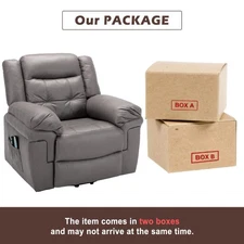 Power Lift Recliner,Lift Chairs Recliners For Elderly, Electric Massage Heating 