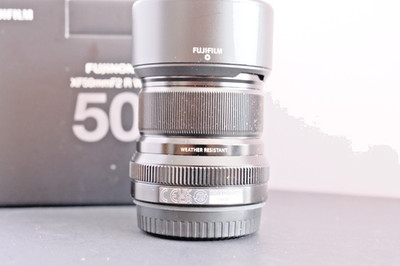 Fuji FUJIFILM XF 50mm f2 R WR Lens (Black)