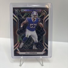 2020 Panini Obsidian #148 A.J. Epenesa 30/75. Bills