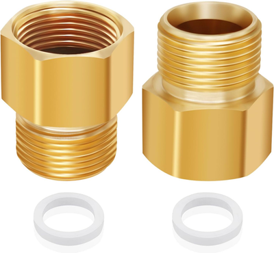 #ad M22 High Pressure Washer Adapte4800PSI Brass Pressure washer Extension M22 ... $18.90