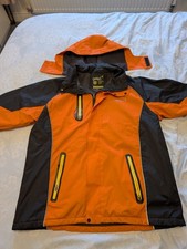 Gelert  Sherpa Fleece Lined Mens Jacket Coat Orange S Small