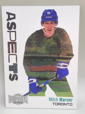 2022-23 Metal Universe Mitch Marner Aspects Insert Toronto Maple Leafs