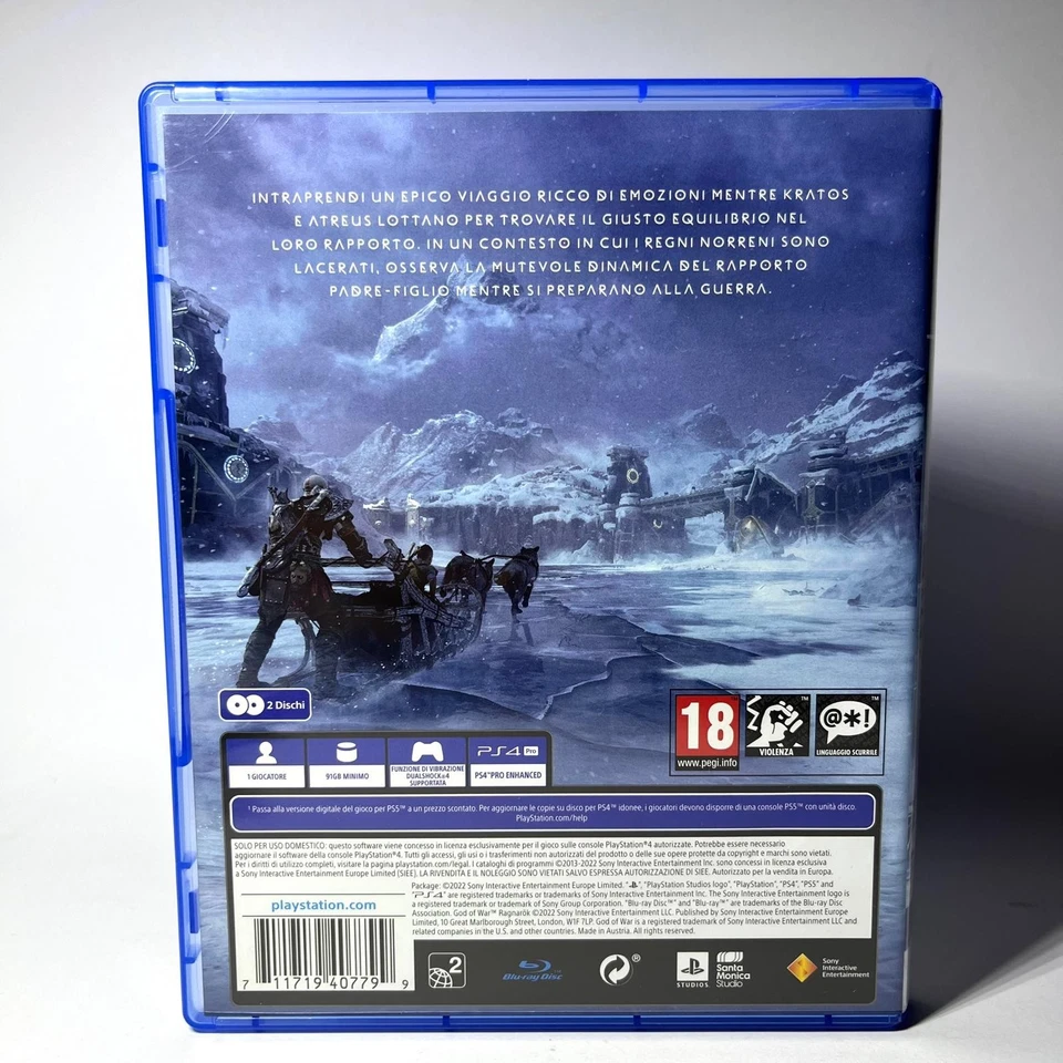 🎮 God of War: Ragnarök – PS4 | ITA 🇮🇹 | Come Nuovo | PAL ⚔️ - Immagine 2 di 4
