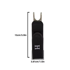 Tactical Metal Hook Elastic Belt Unisex Buckle-Less Invisible Waist Belt Closure