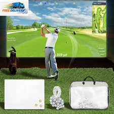 Golf Simulator Impact Screen 4mm Thick Hd Golf Impact Screen For Indoor Outdoor Golf Simulator Impact Screen 4mm Thick Hd Golf Impact Screen For Indoor Outdoor